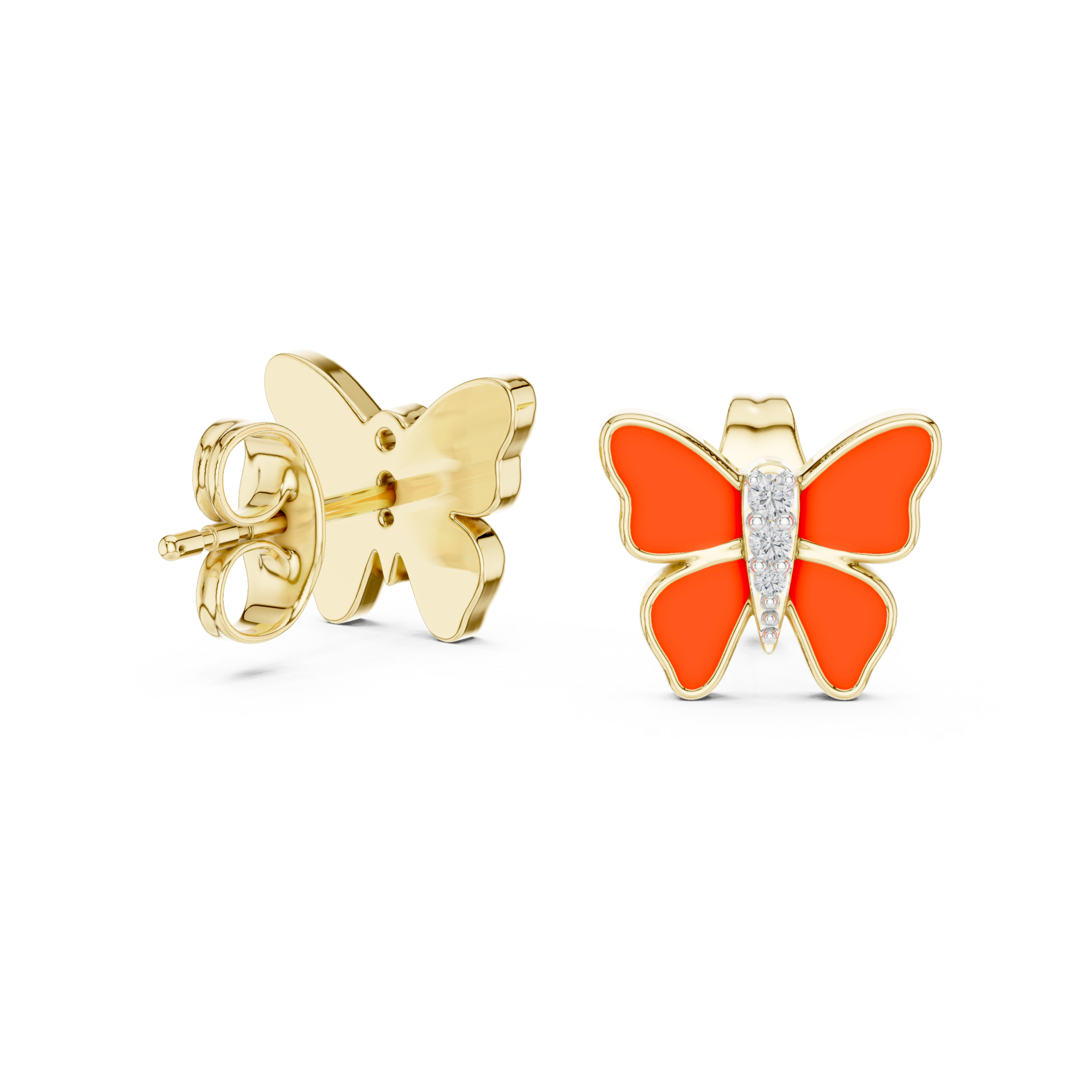 Bold Triangle Diamond Earring