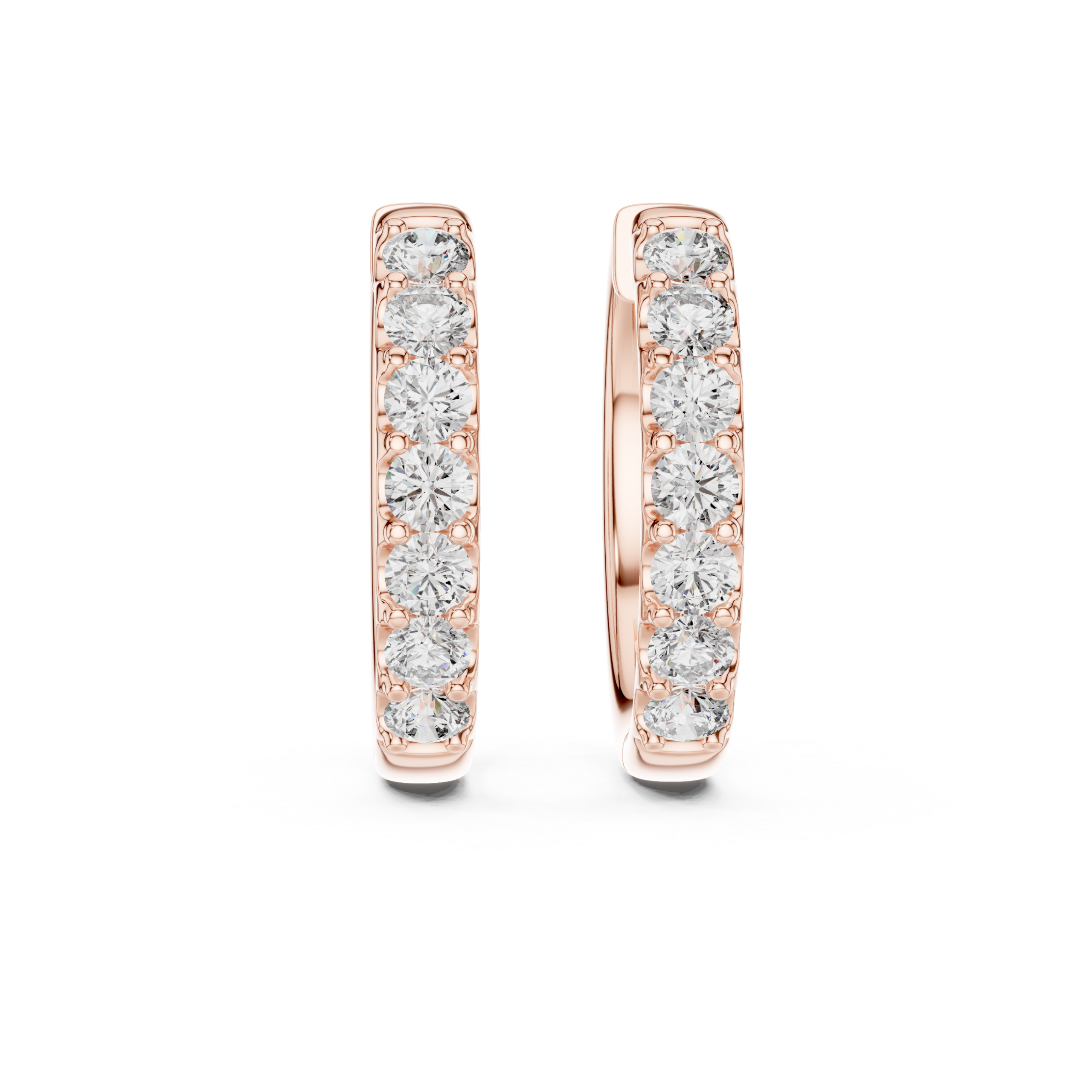 Opulent Triangle Diamond Earrings