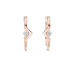 Vogue Trillion Diamond Earring