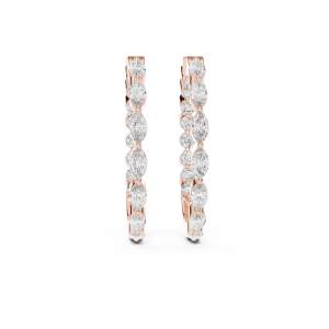 Luxe Trillion Diamond Earring