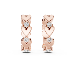 Refined Round Diamond Hoops