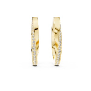 Vogue Shield Diamond Earrings