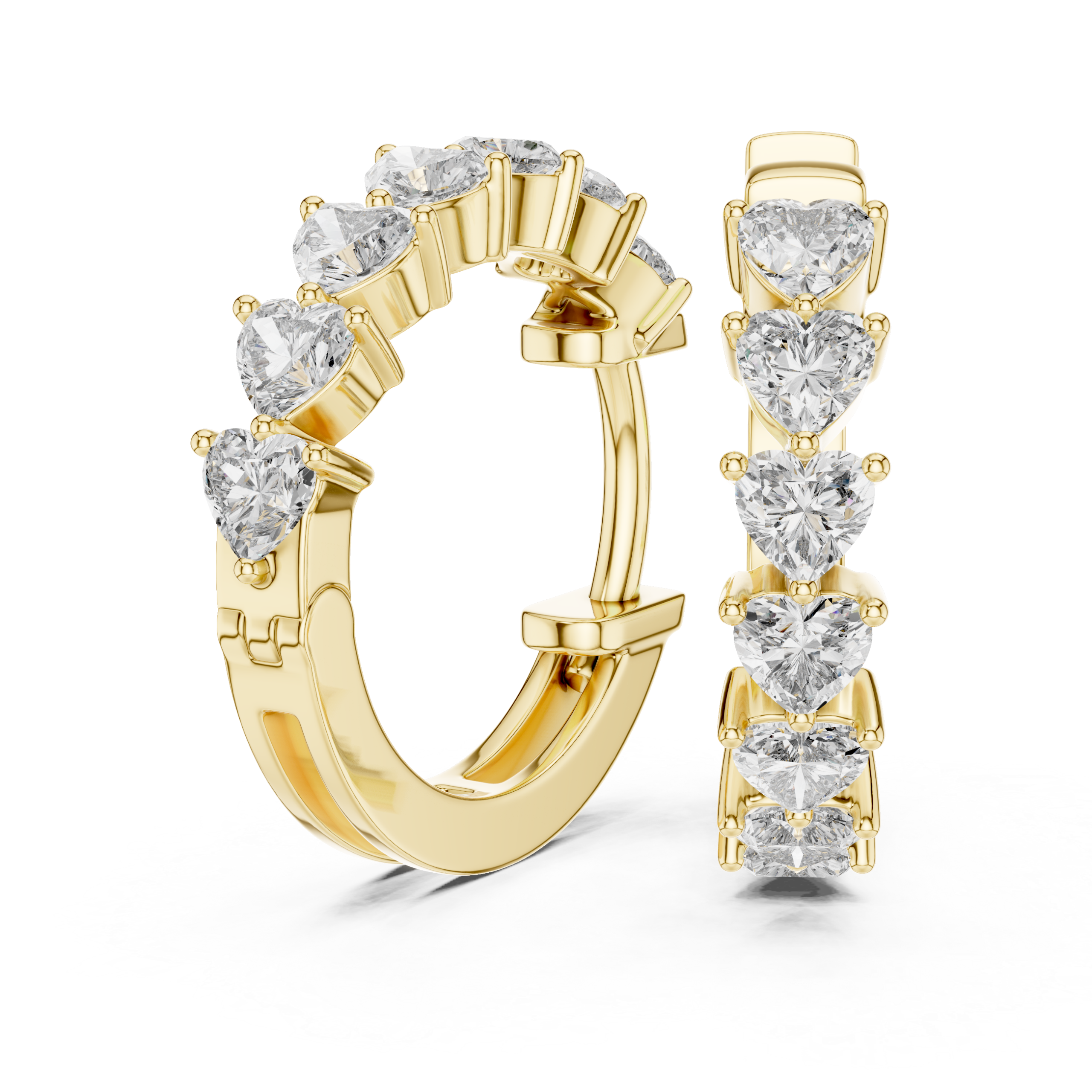 Trendy Asscher Diamond Earrings