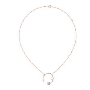 Gleaming Princess Diamond Pendant