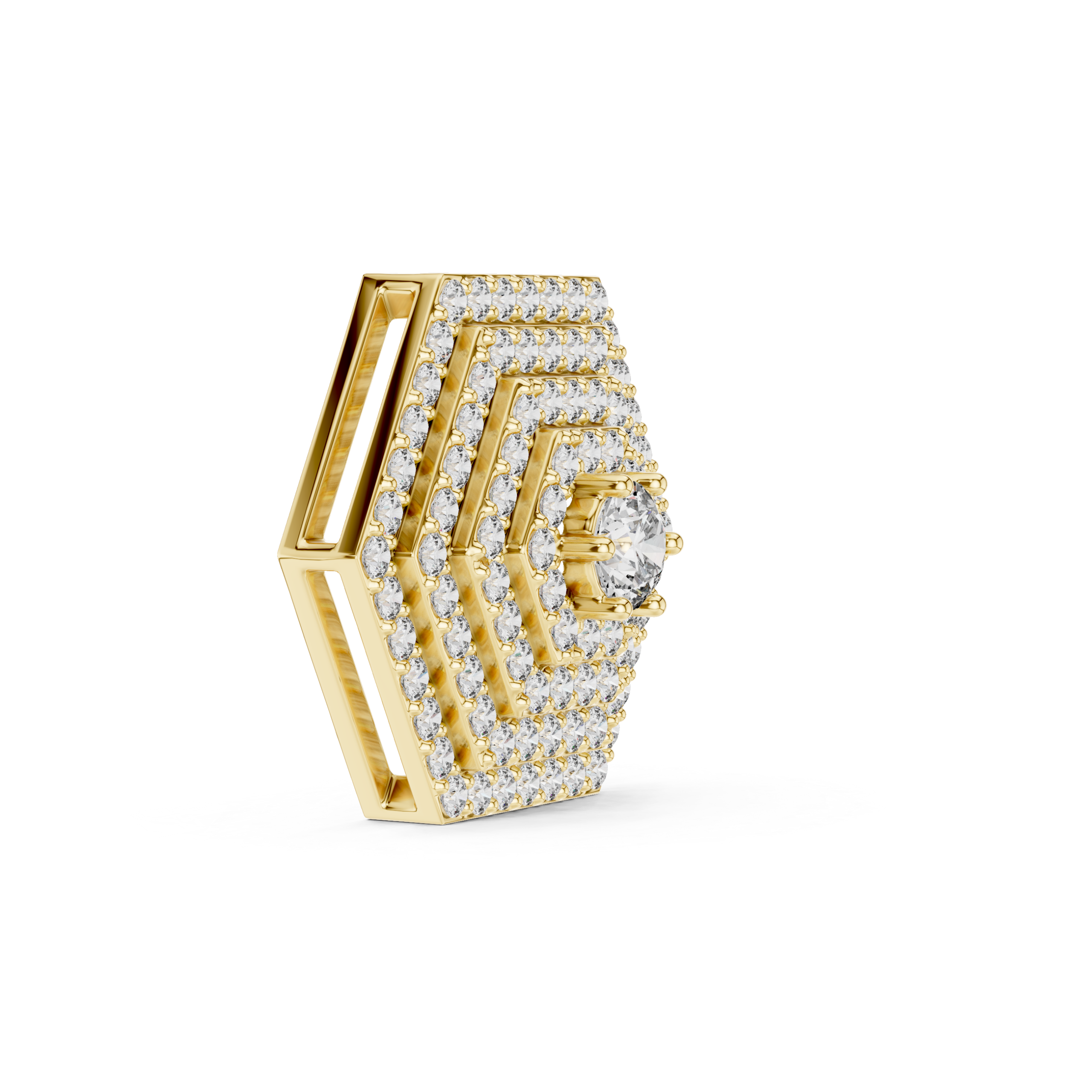 Glam Kite Diamond Pendant