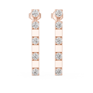 Opulent Baguette Diamond Earrings
