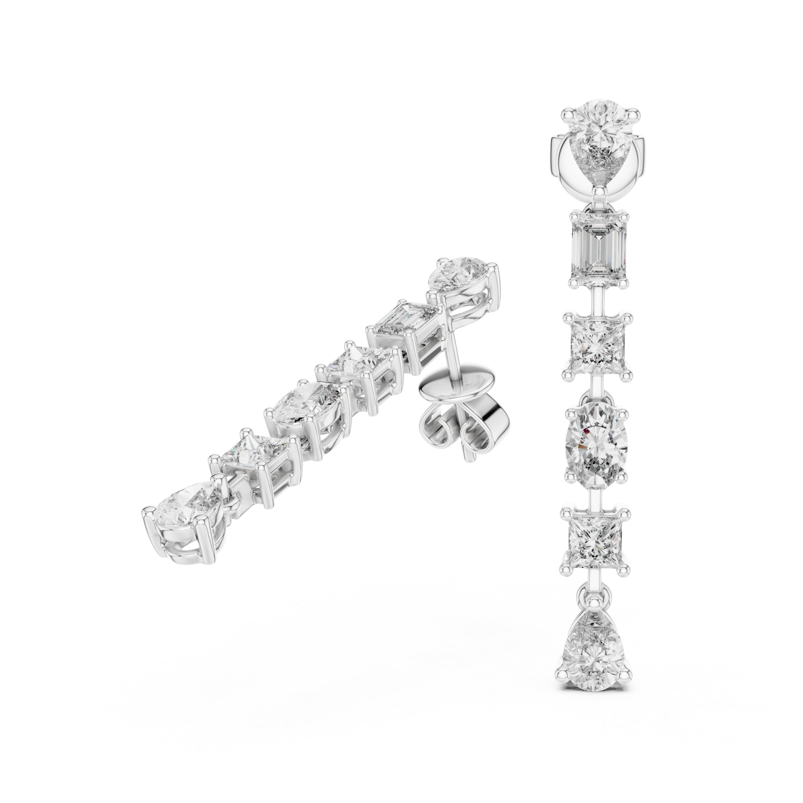 Allure Round Diamond Earrings