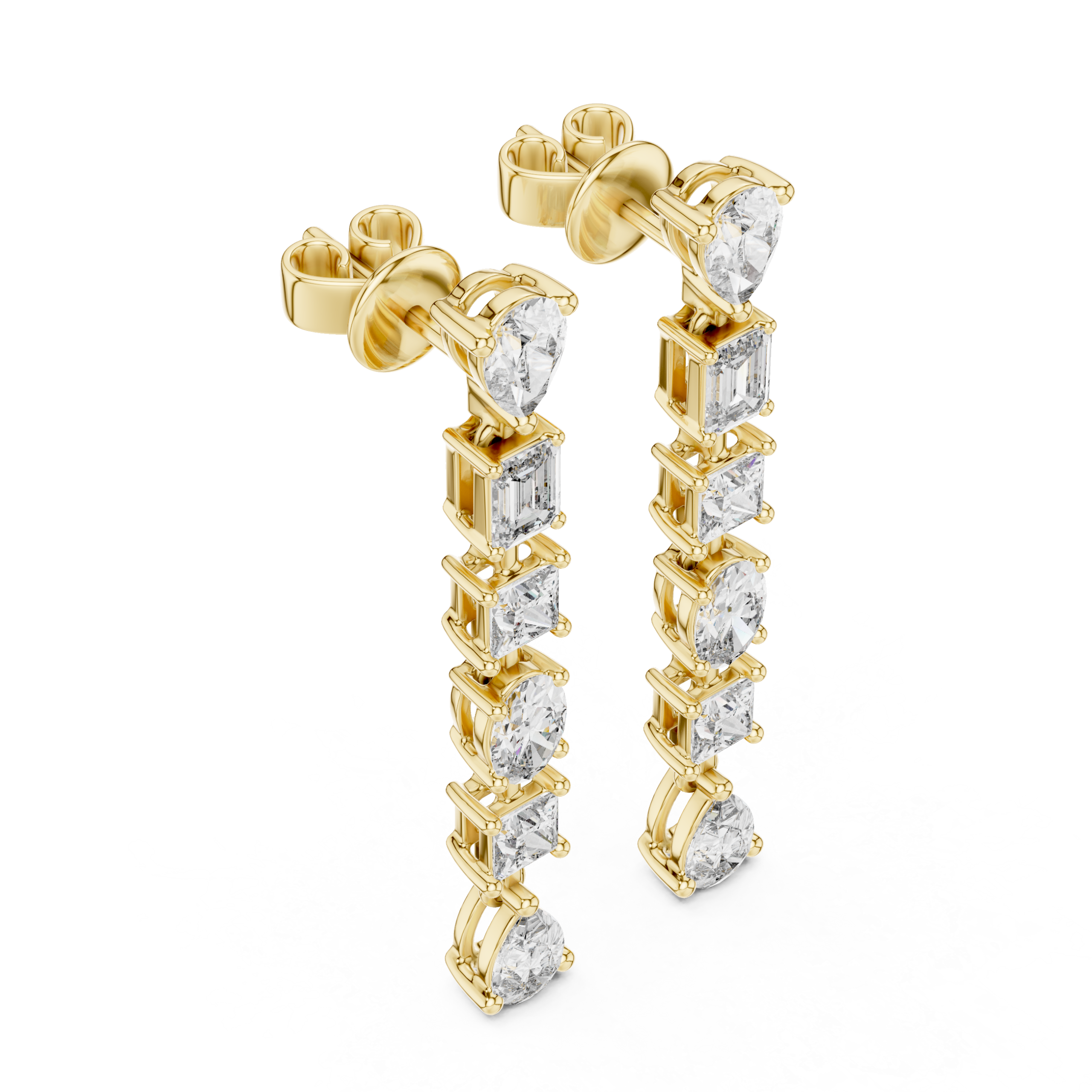 Allure Round Diamond Earrings