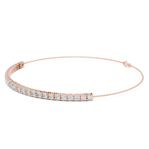 Sleek Round Diamond Bracelet