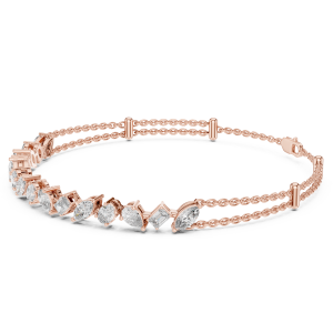 Stylish Baguette Diamond Bracelet