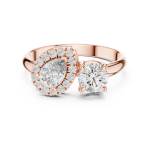 Posh Emerald Diamond Ring