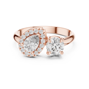 Posh Emerald Diamond Ring