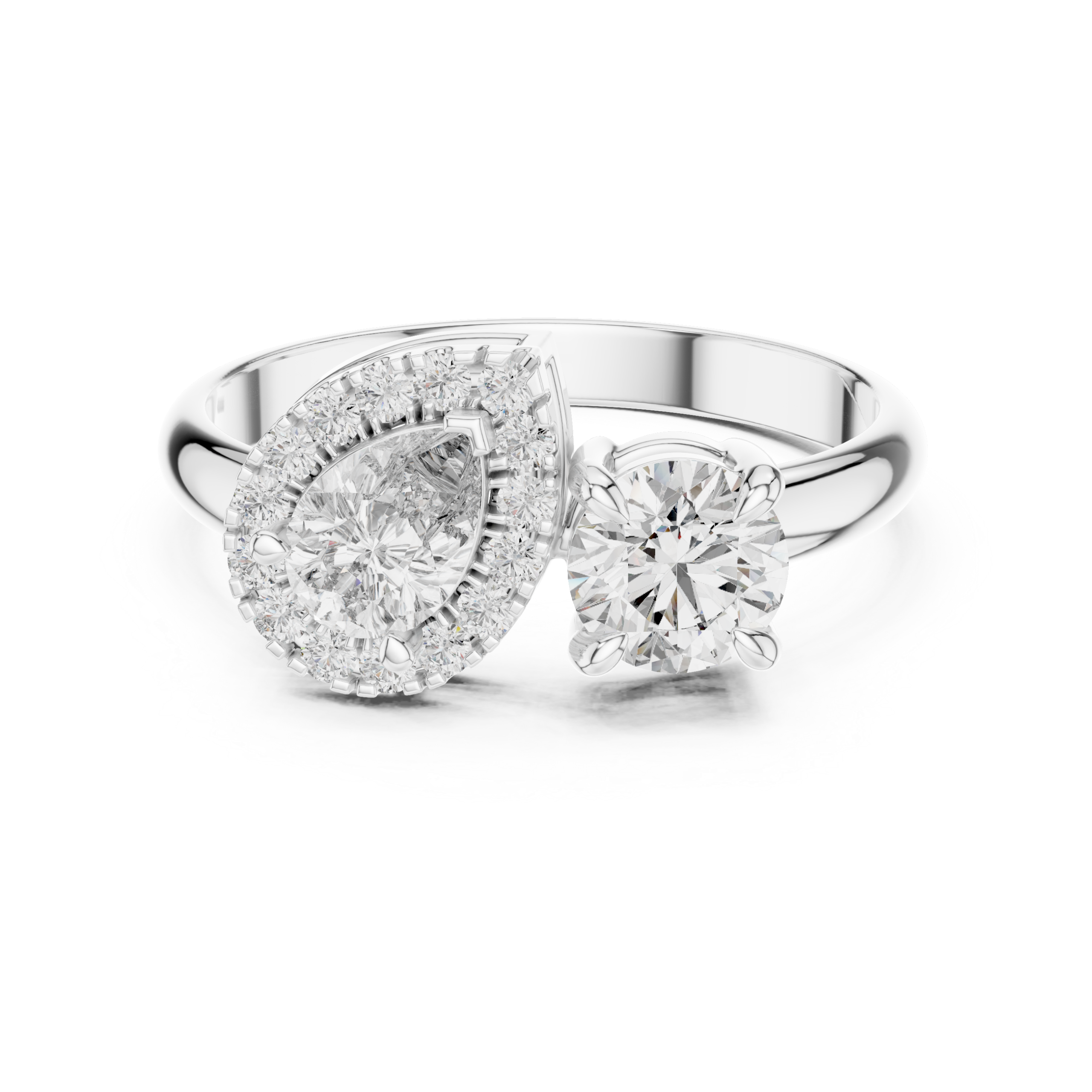 Posh Emerald Diamond Ring