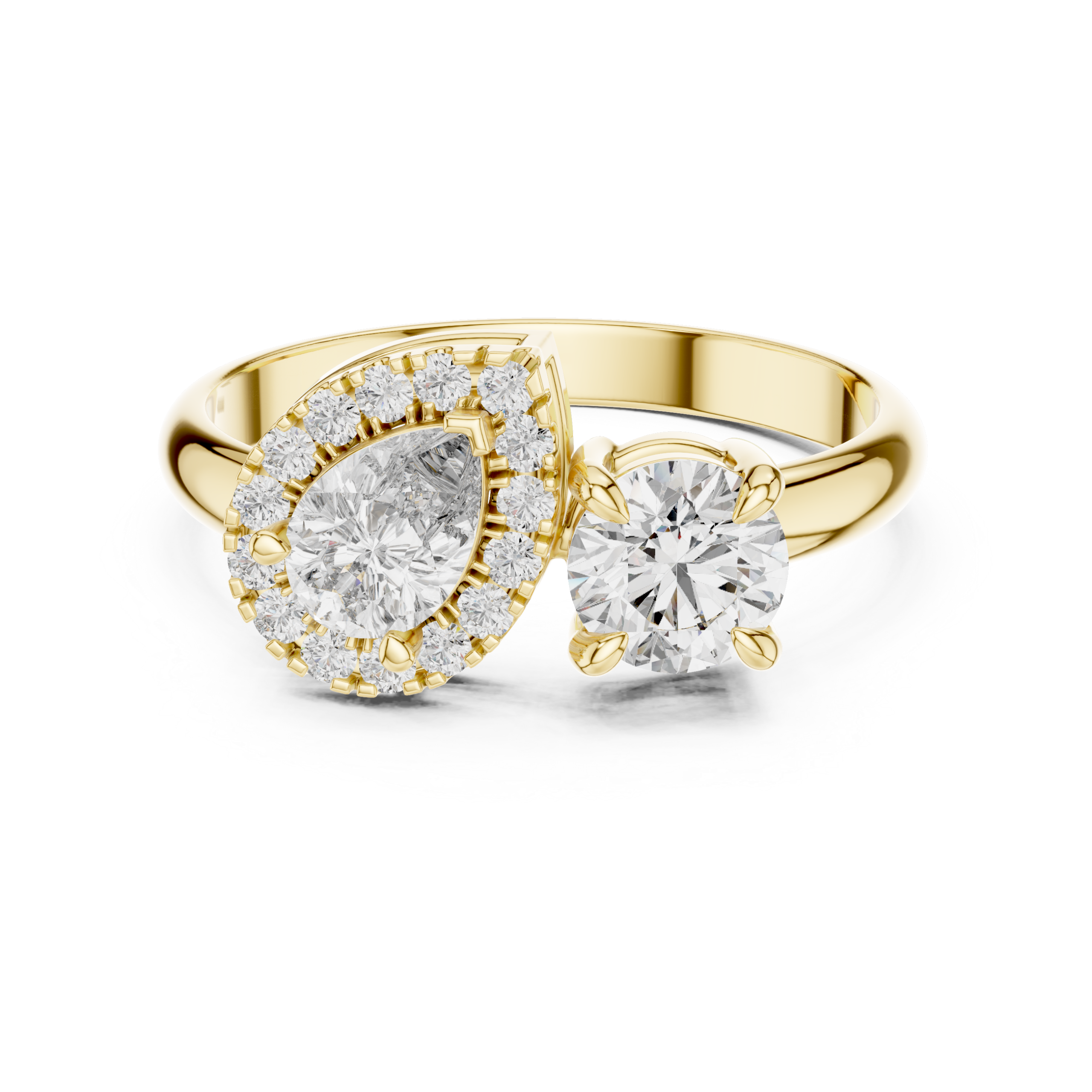 Posh Emerald Diamond Ring