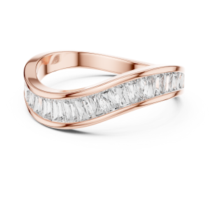 Regal Emerald Diamond Ring