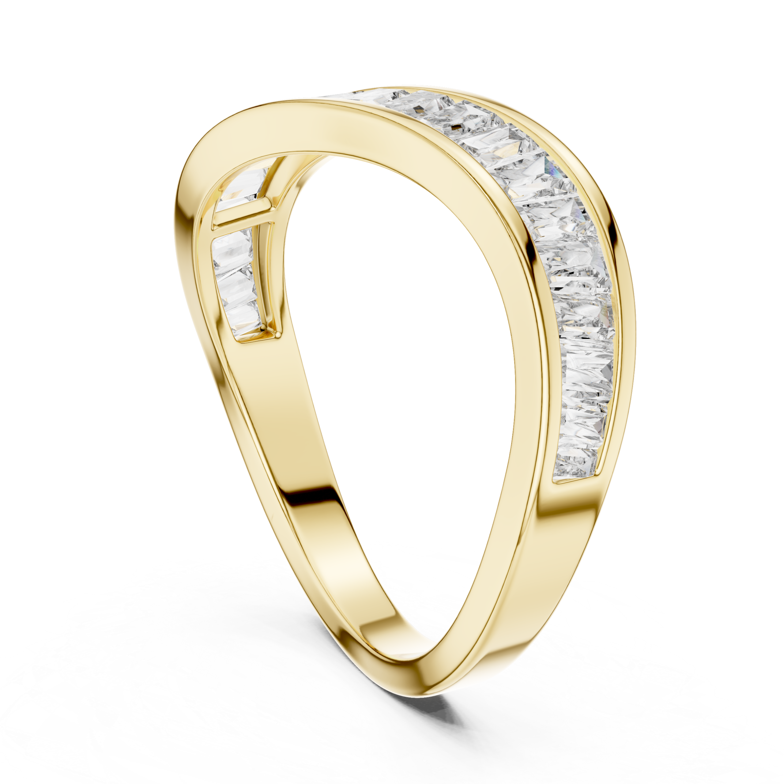 Regal Emerald Diamond Ring