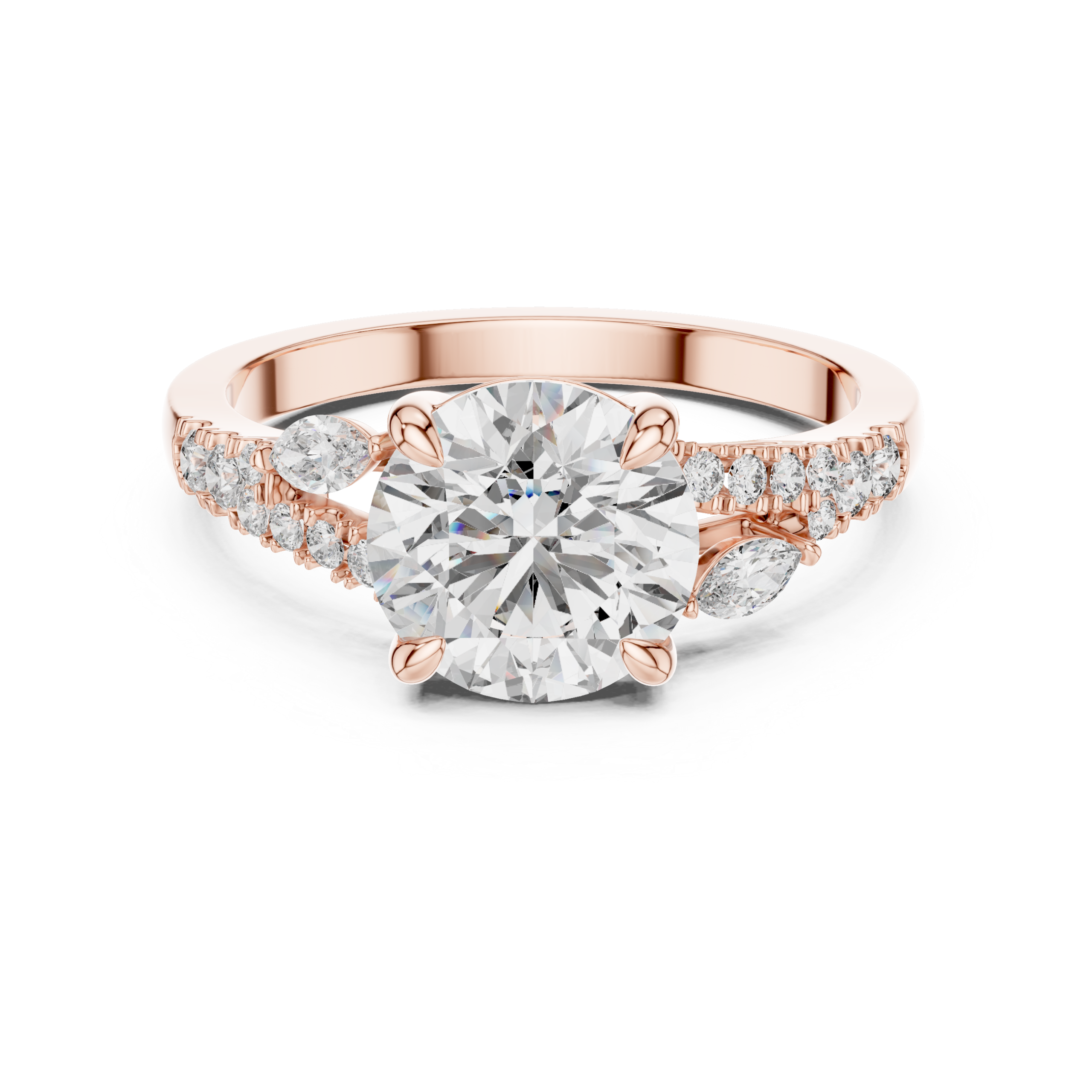 Glam Trillion Diamond Ring