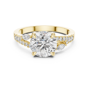 Glam Trillion Diamond Ring