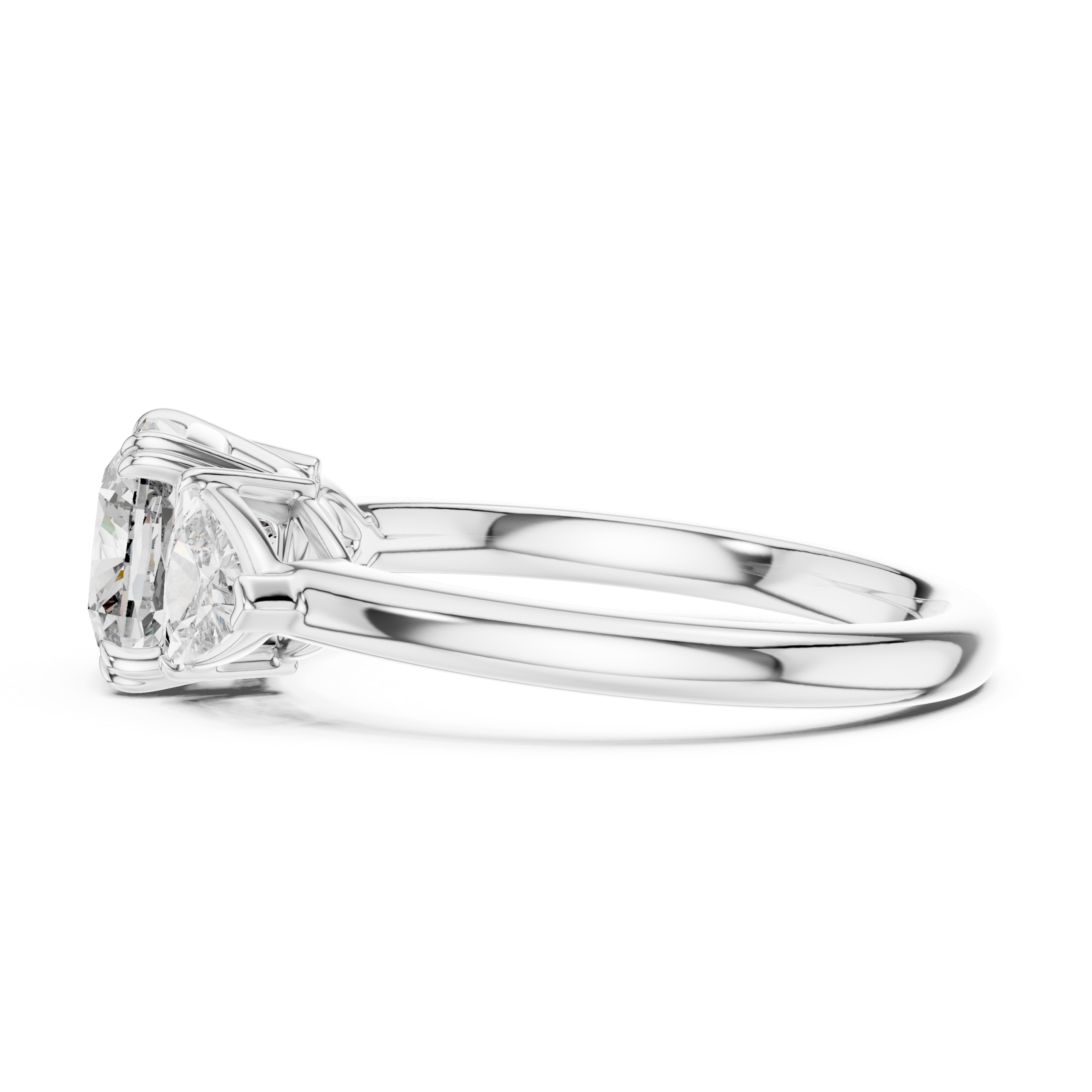 Vogue Trillion Diamond Ring
