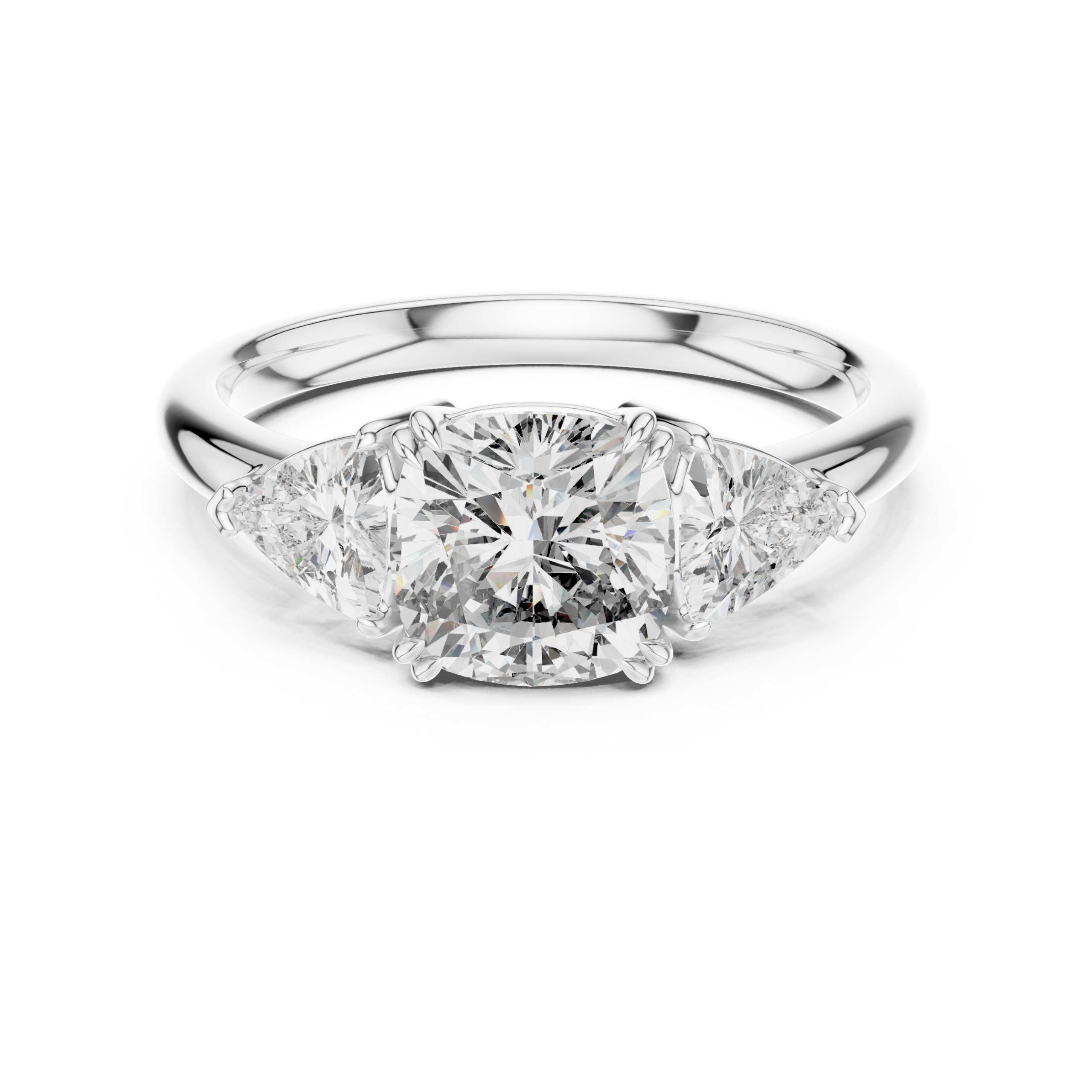 Vogue Trillion Diamond Ring