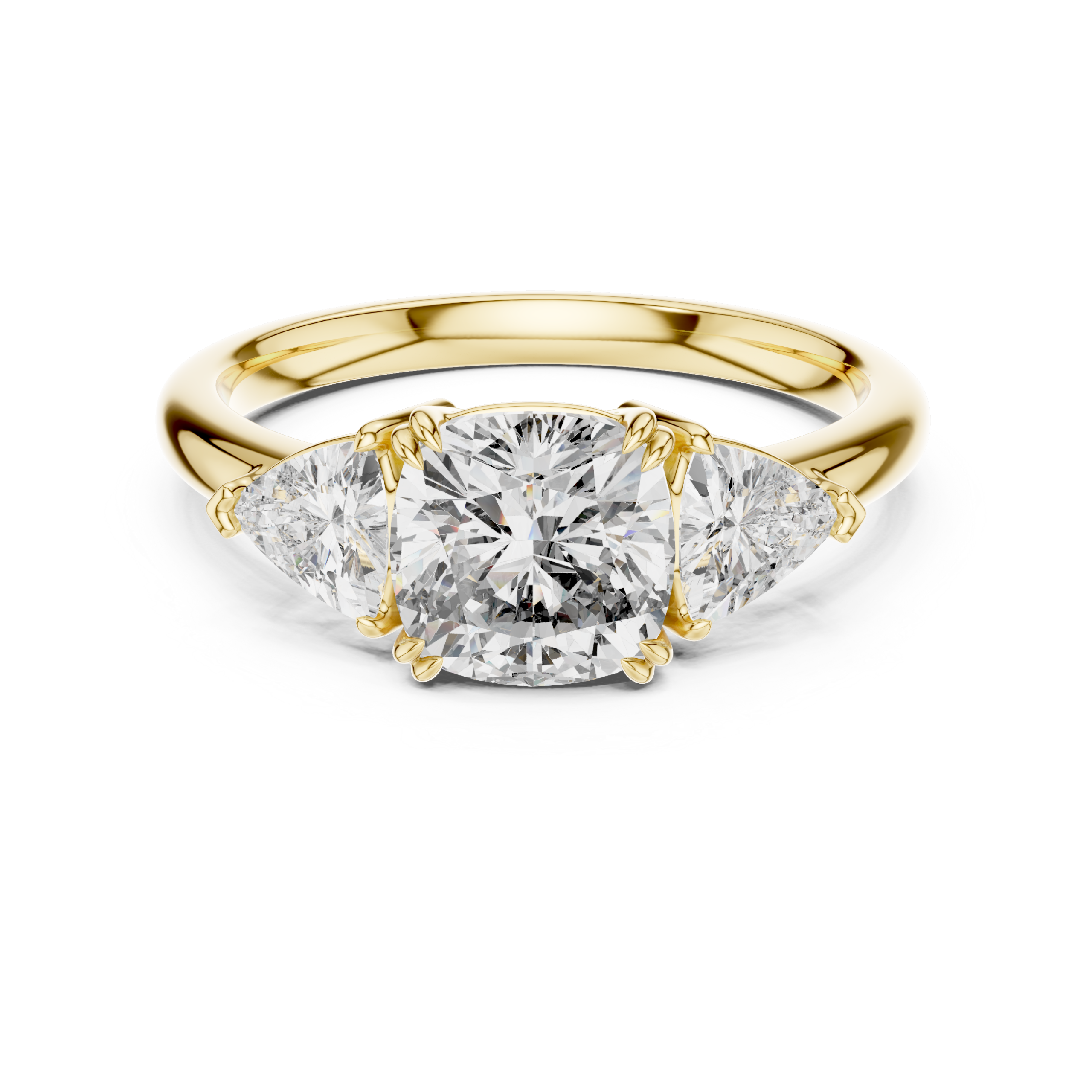 Vogue Trillion Diamond Ring