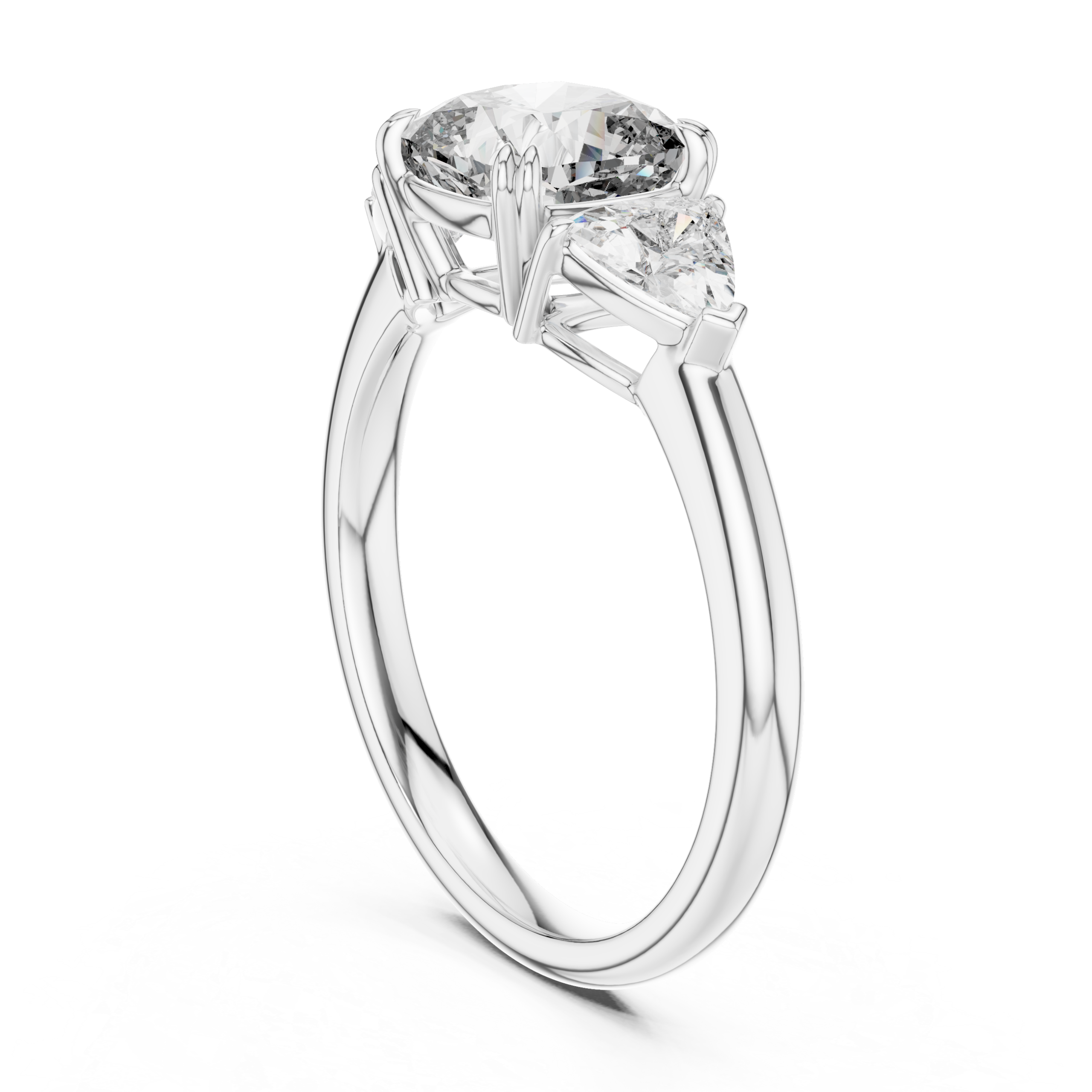 Vogue Trillion Diamond Ring