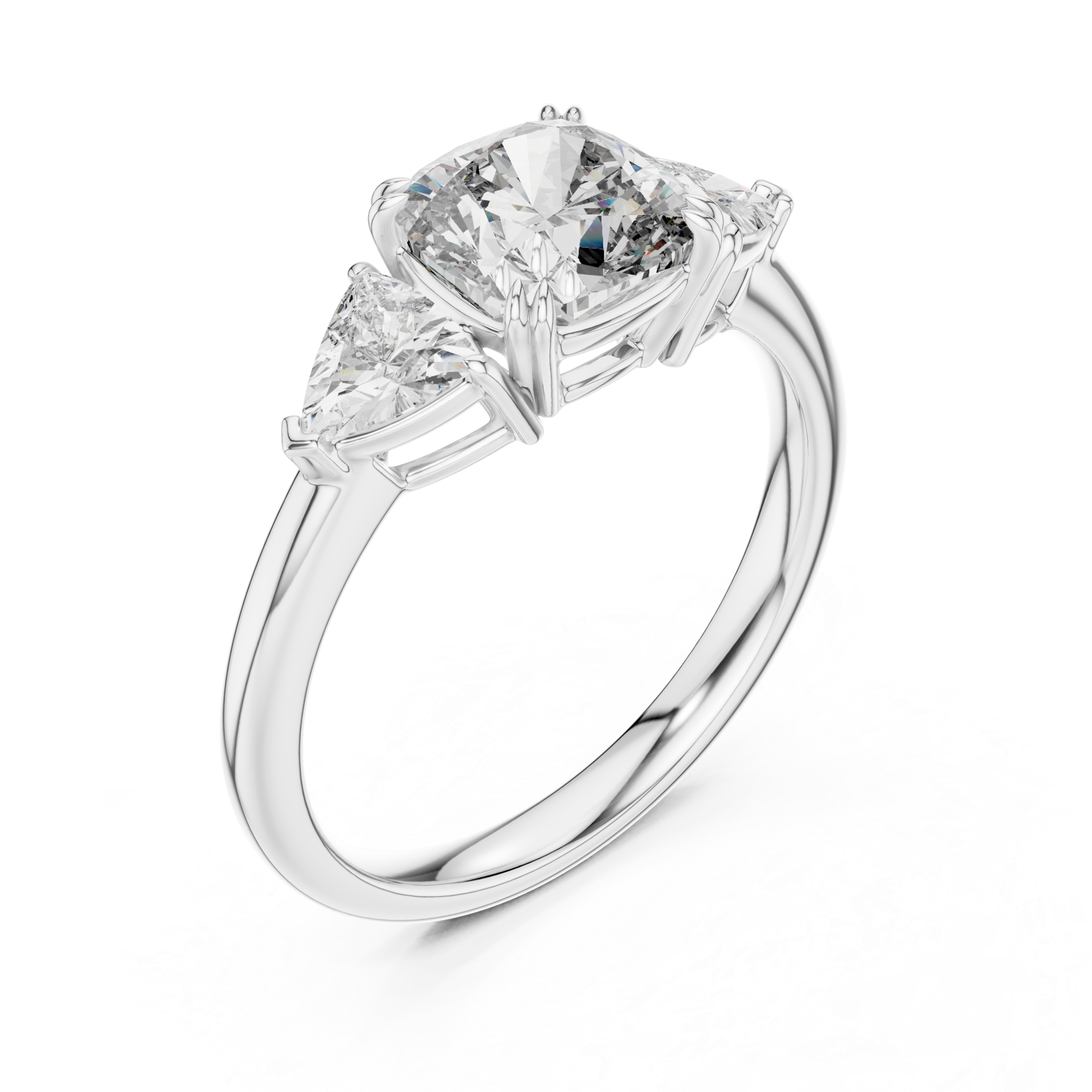 Vogue Trillion Diamond Ring