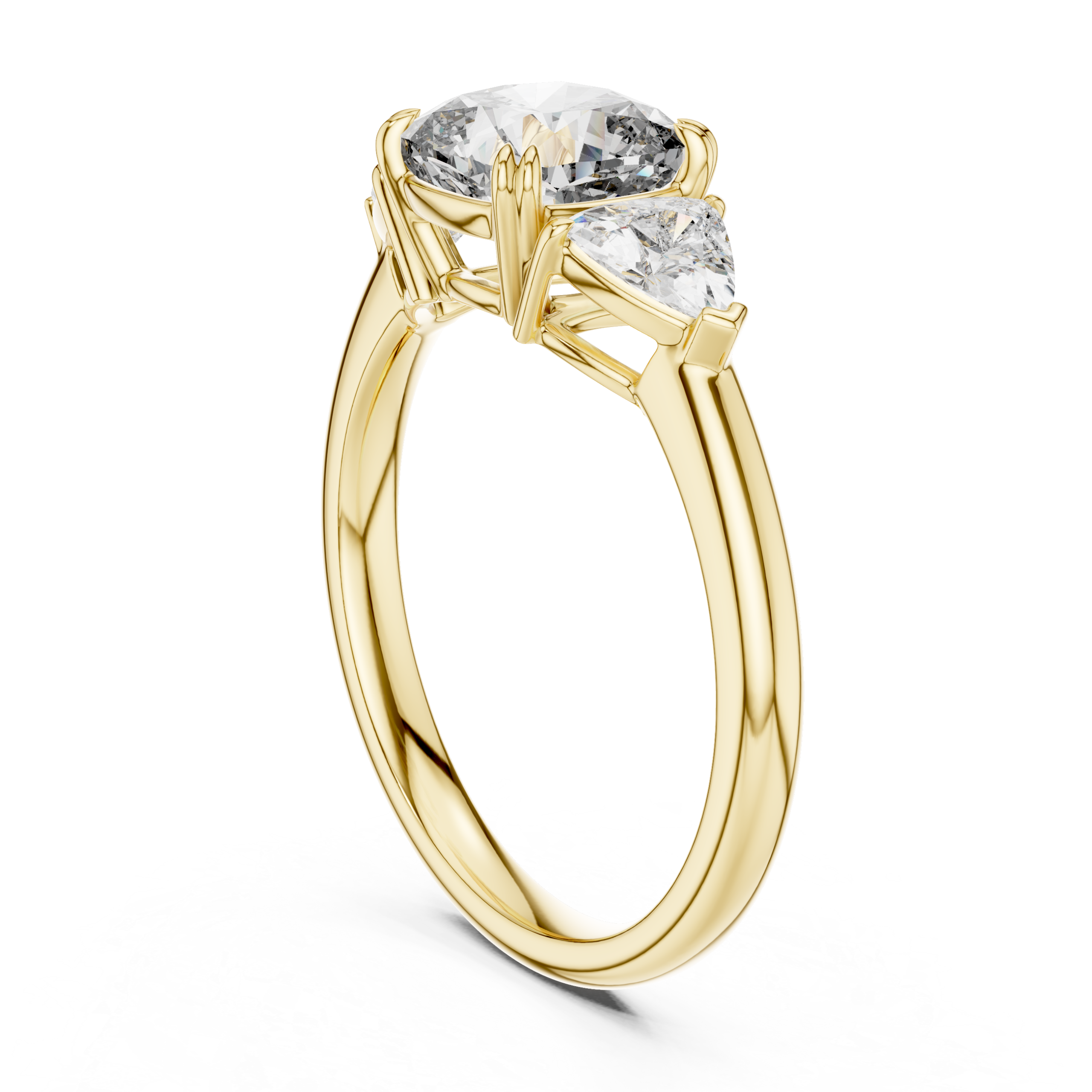 Vogue Trillion Diamond Ring