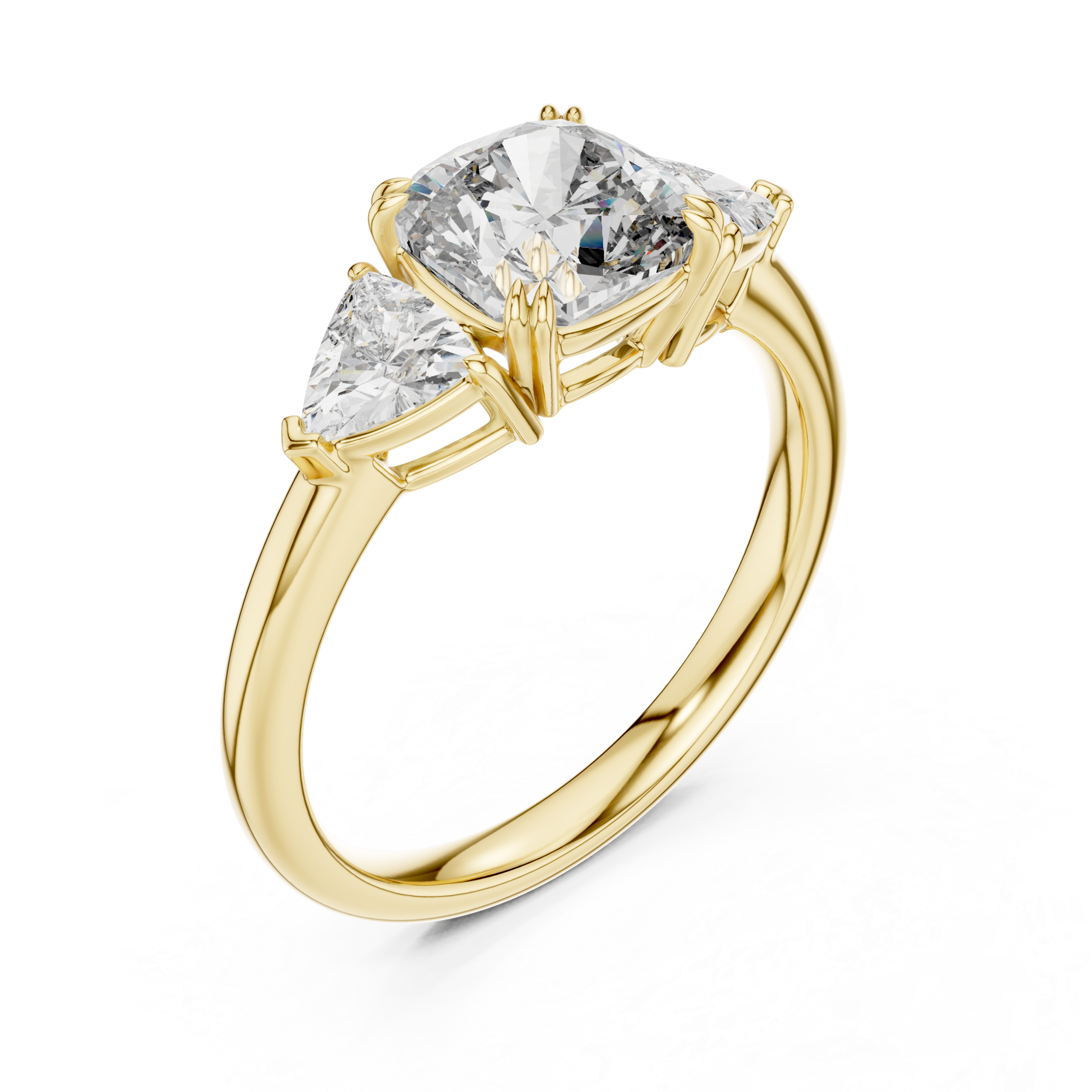 Vogue Trillion Diamond Ring