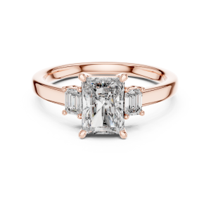 Trendy Triangle Diamond Ring