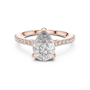Stylish Pear Diamond Ring