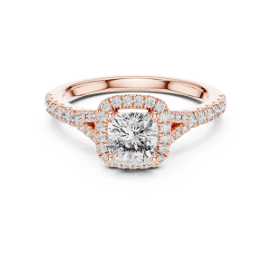 Refined Asscher Diamond Ring