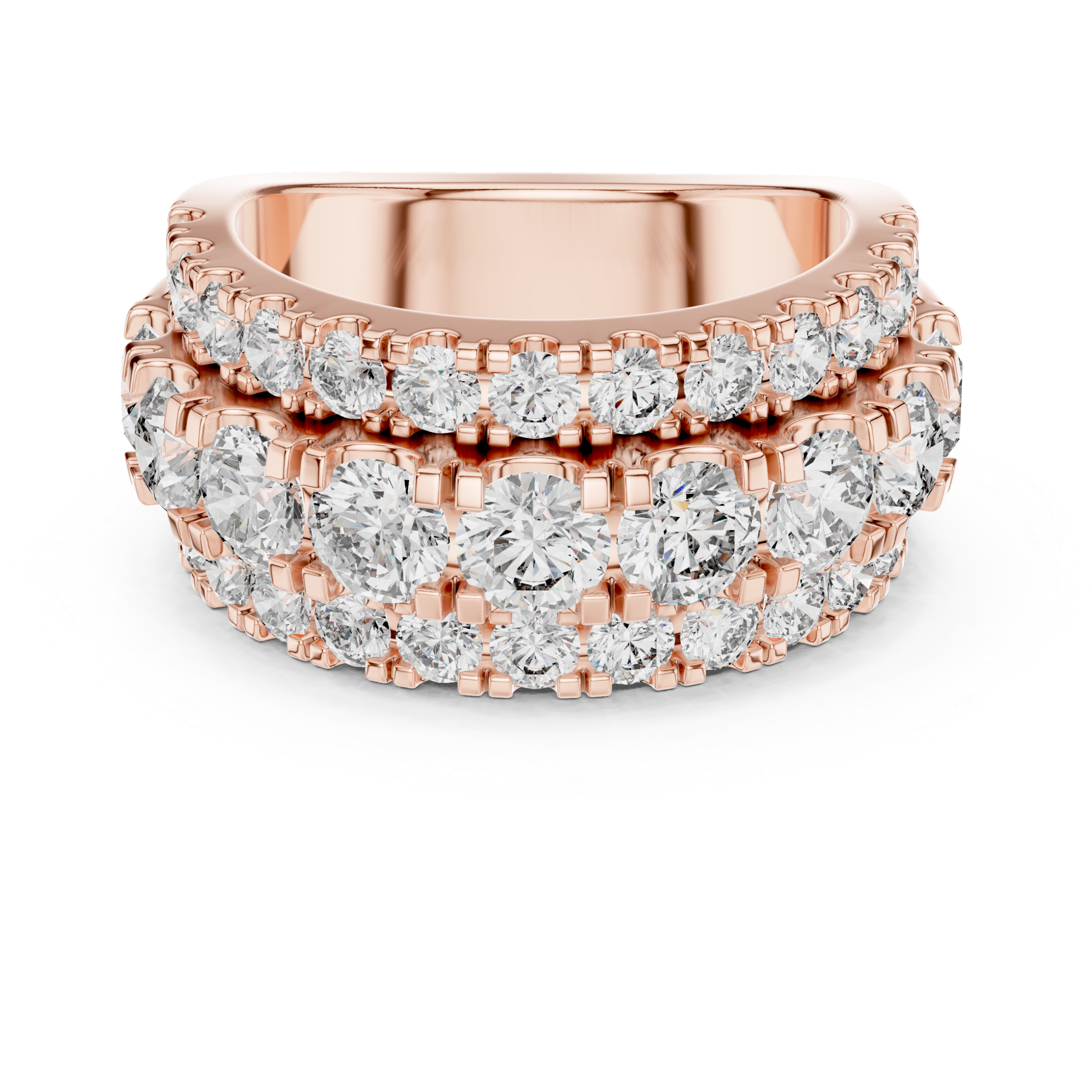 Chic Baguette Diamond Ring