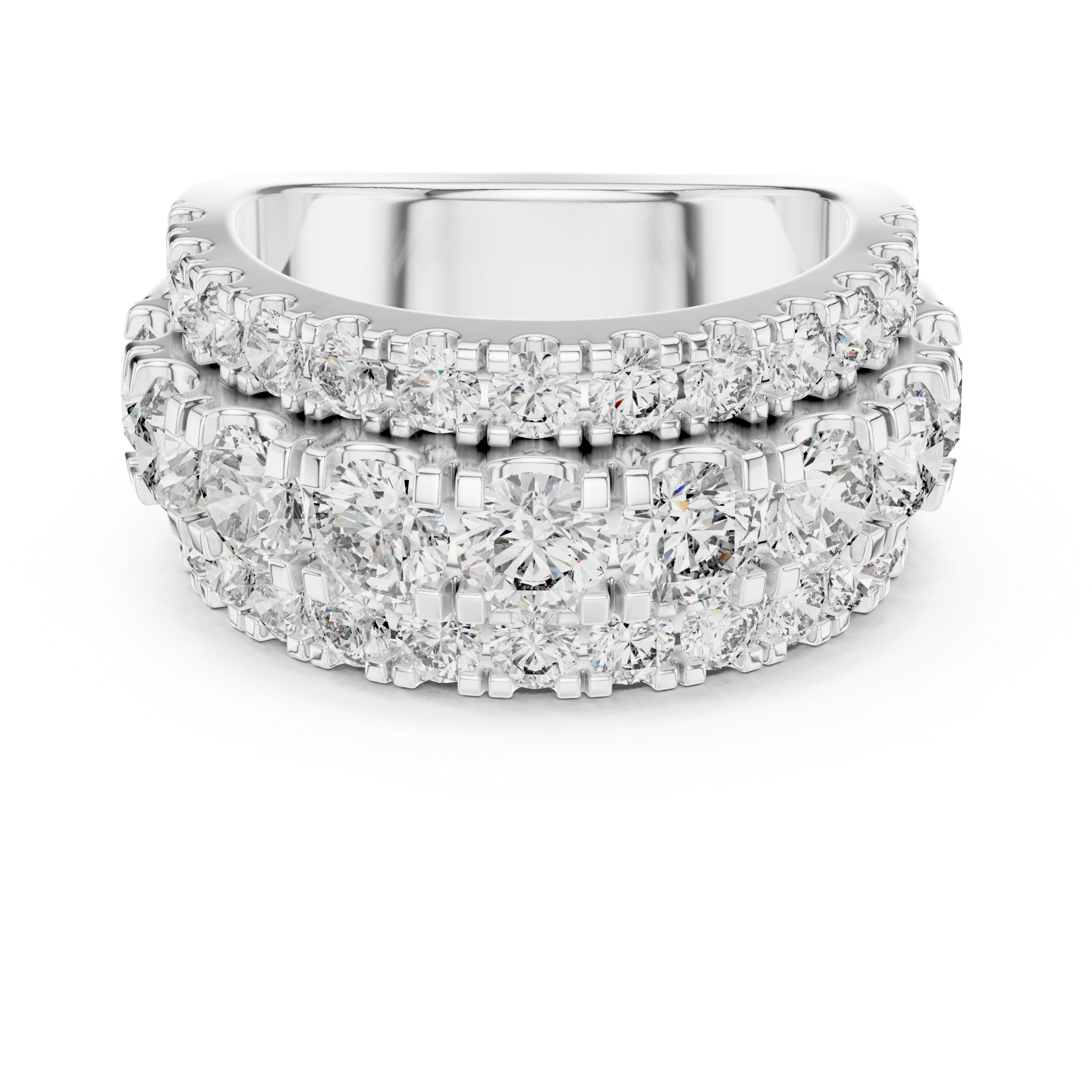Chic Baguette Diamond Ring