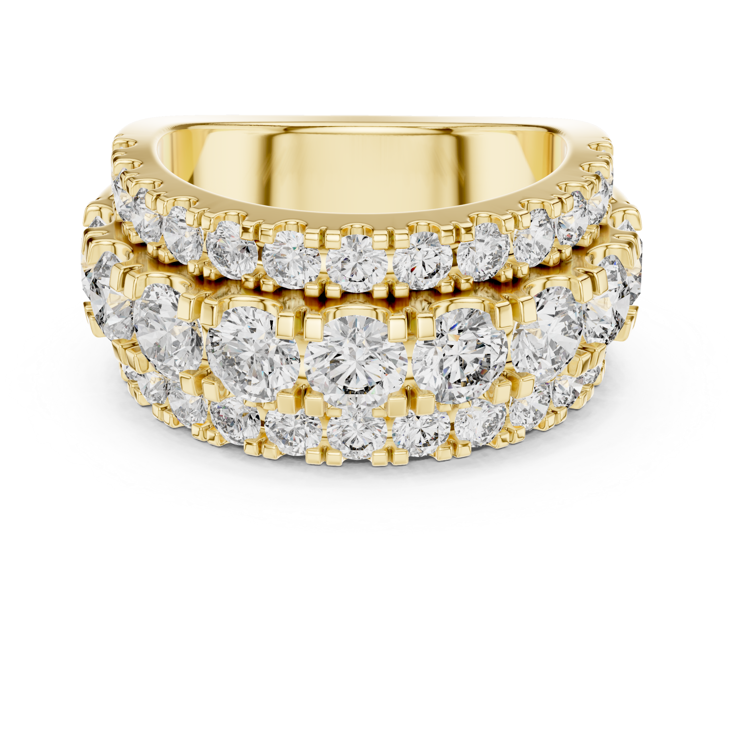Chic Baguette Diamond Ring