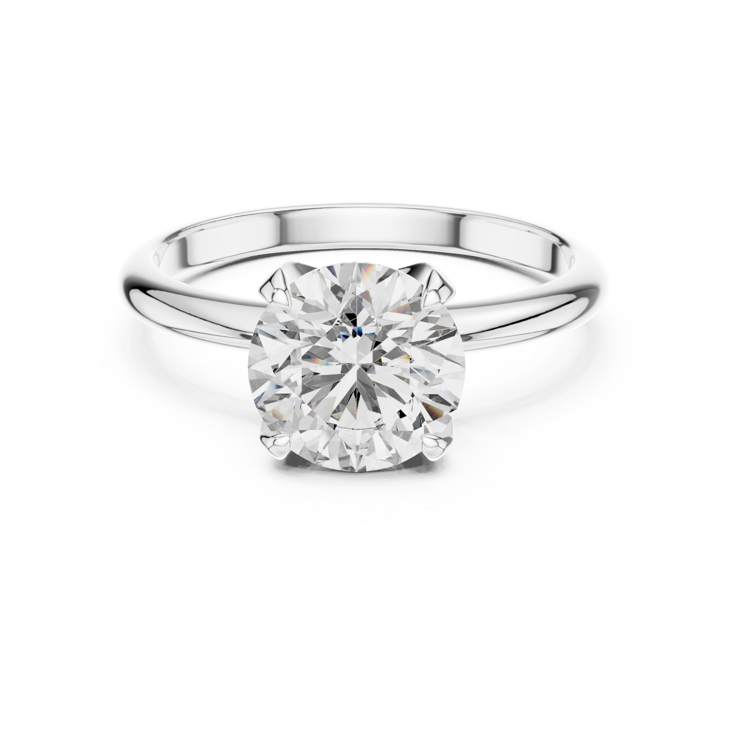 Elegant Oval Diamond Ring