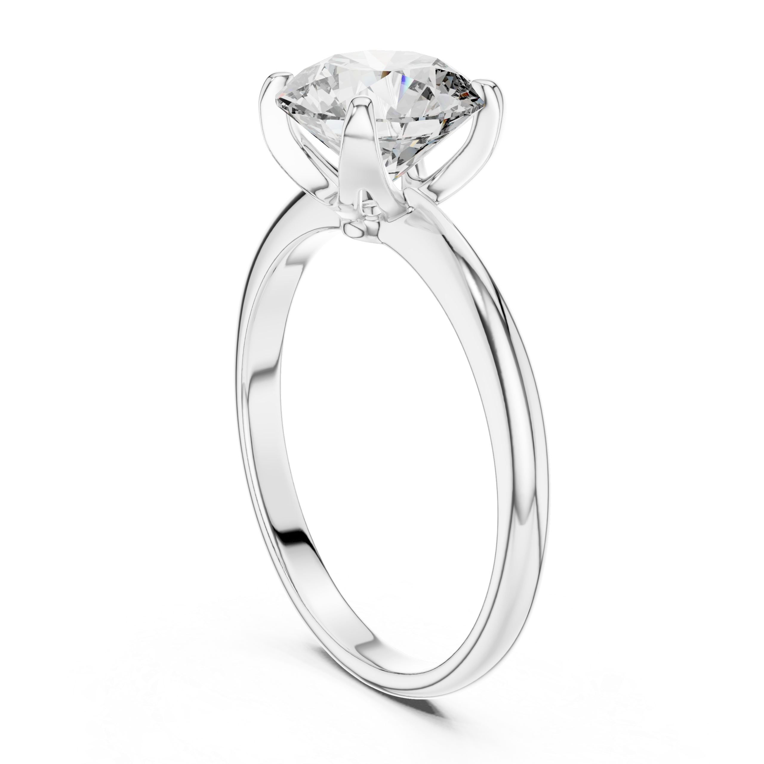 Elegant Oval Diamond Ring