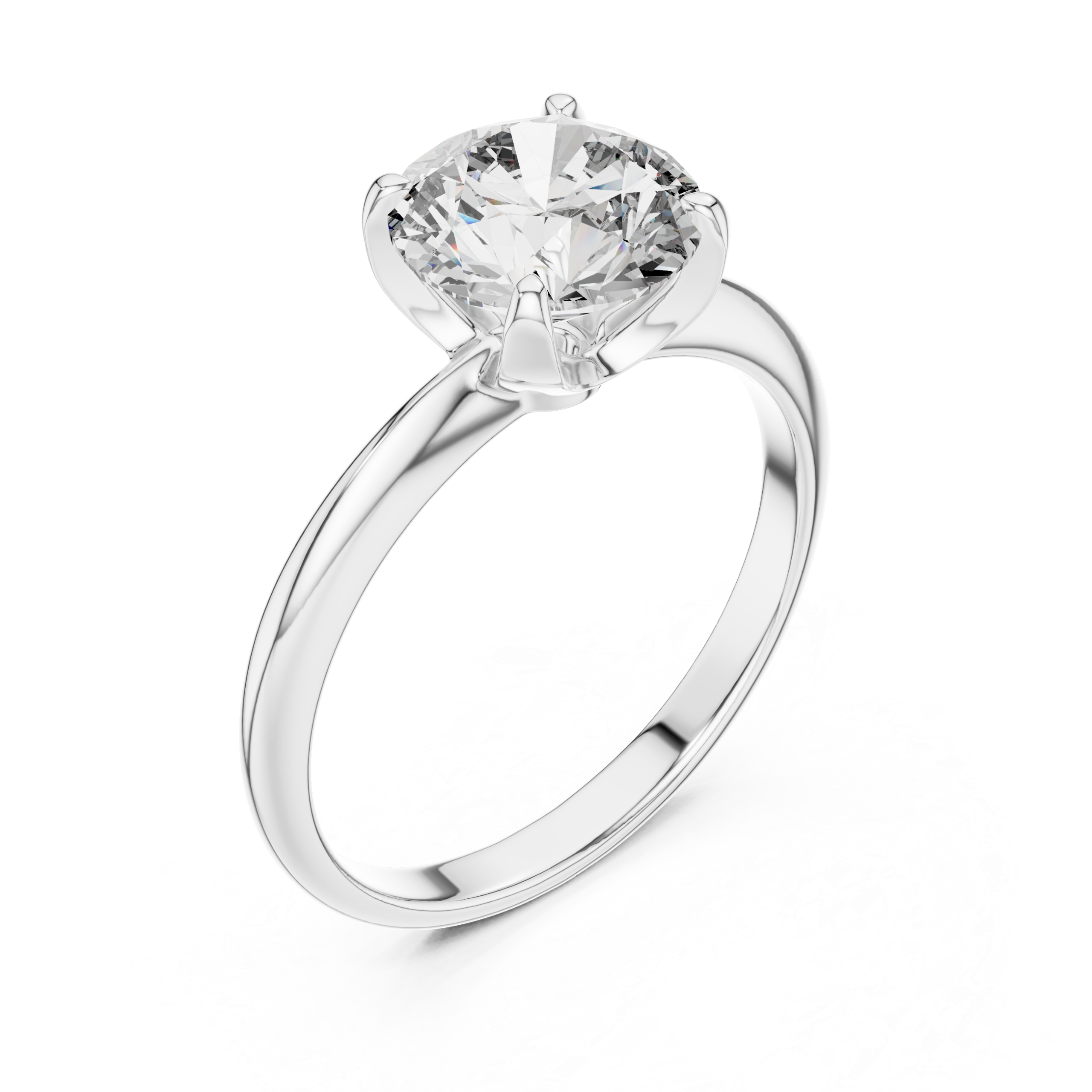 Elegant Oval Diamond Ring