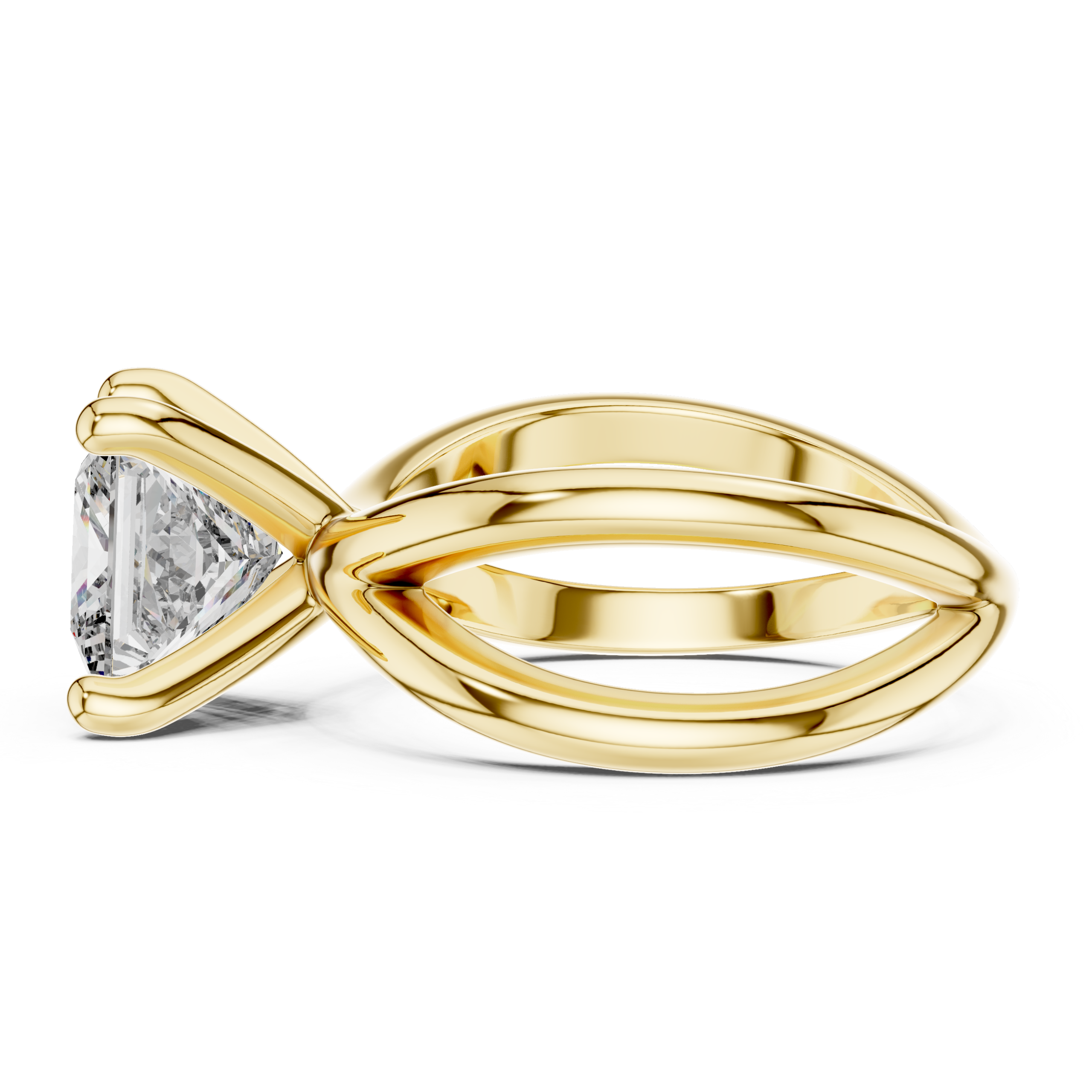Radiant Baguette Diamond Ring
