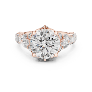 Sleek Radiant Diamond Ring