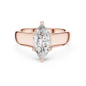Opulent Triangle Diamond Ring
