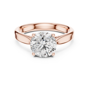 Elegant Asscher Diamond Ring