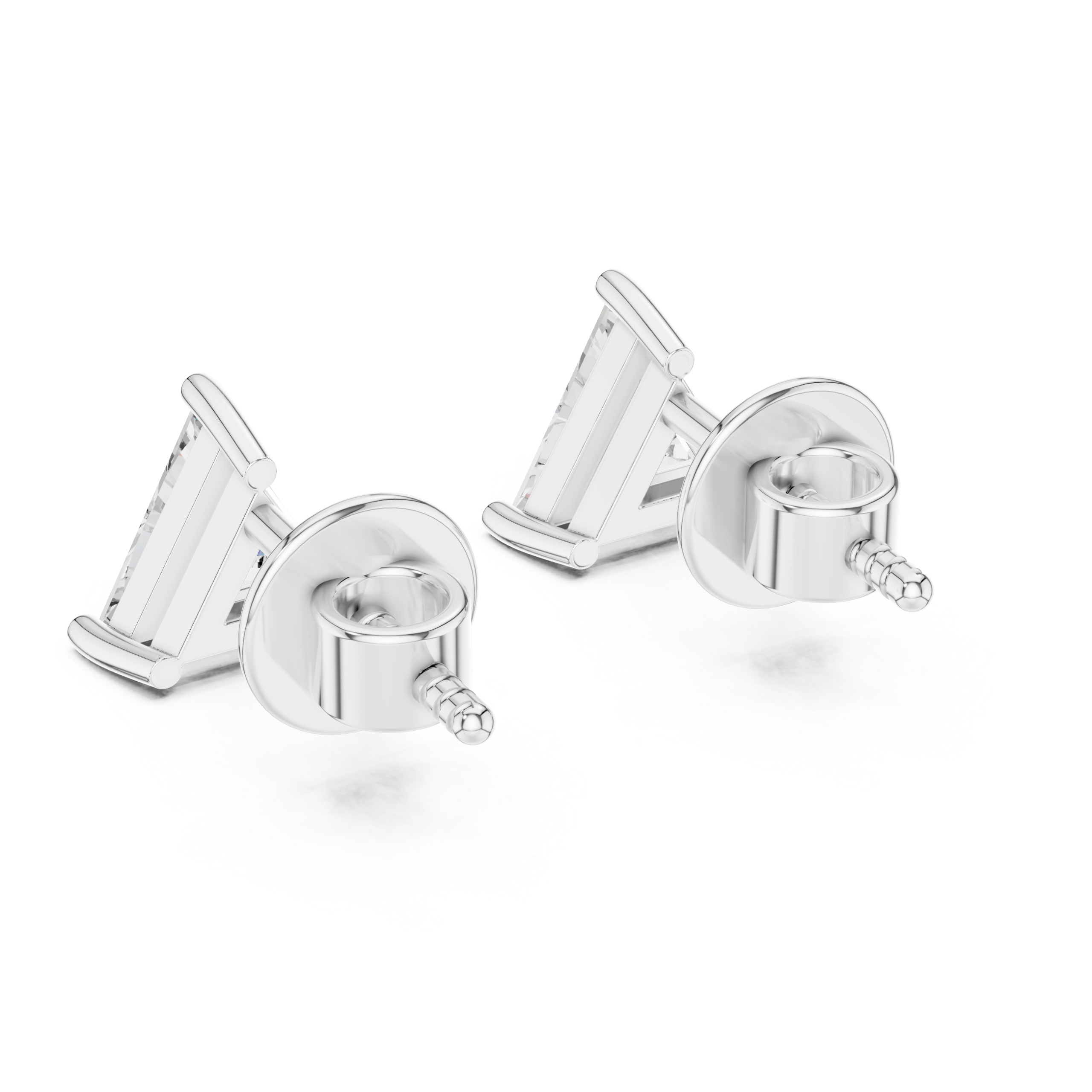 Bold Triangle Diamond Earrings