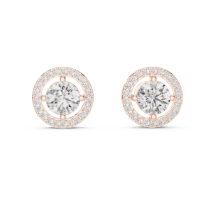 Vogue Round Diamond Studs