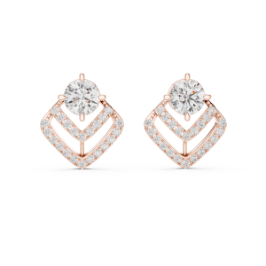 Dazzle Round Diamond Studs