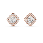 Crystal Round Diamond Studs