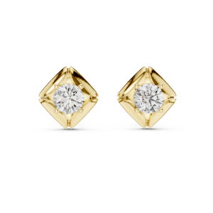 Velvet Round Diamond Earrings