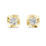 Stella Round Diamond Earrings