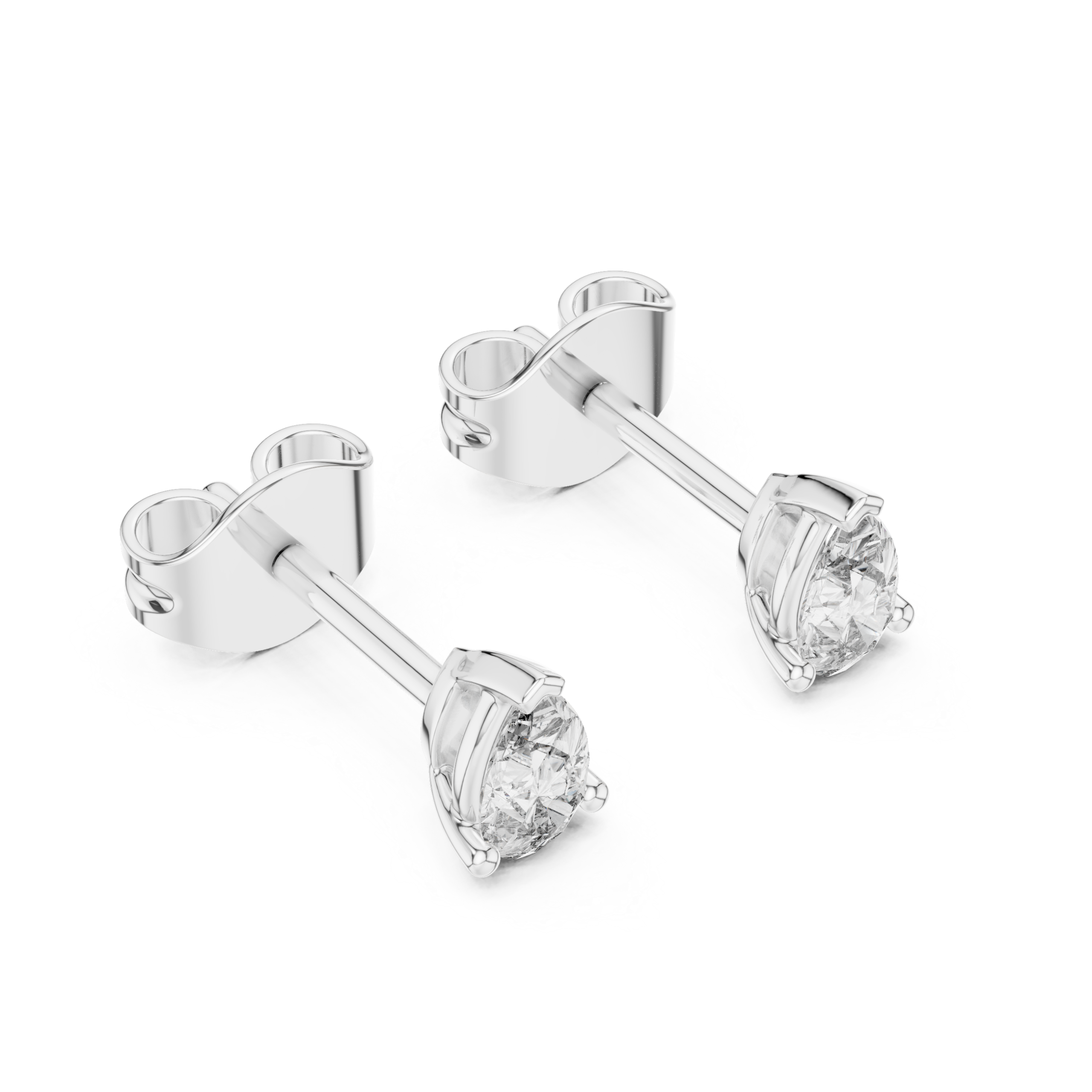 Vogue Tapered Diamond Earring