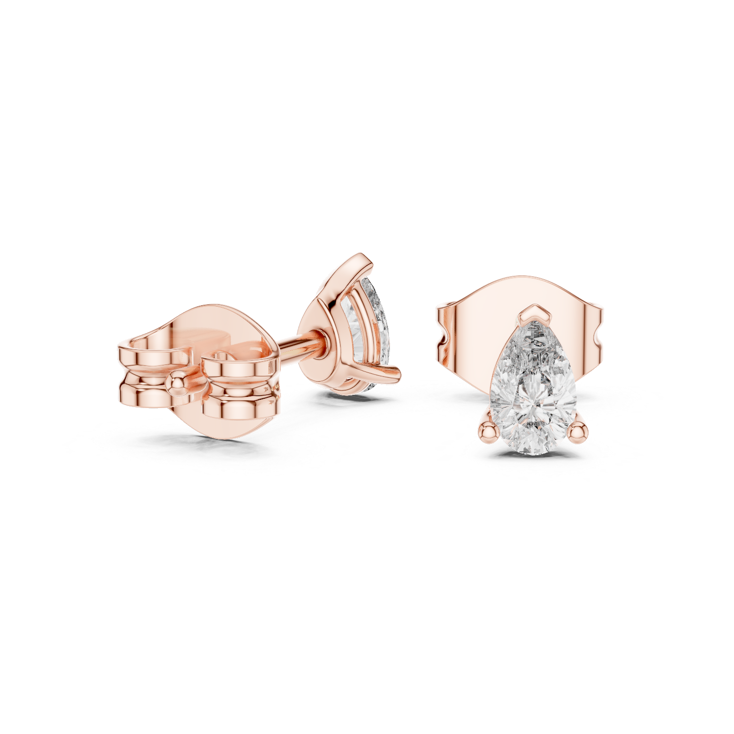 Vogue Tapered Diamond Earring